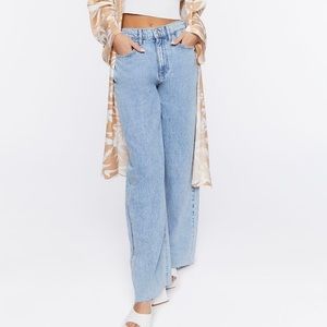 High-Rise Wide Leg Jeans